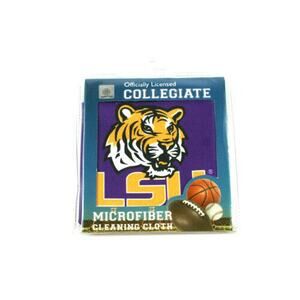 NCAA LSU Tigers Sunglass Cleaning Cloth (1) Glasses Microfiber SEC Purple New